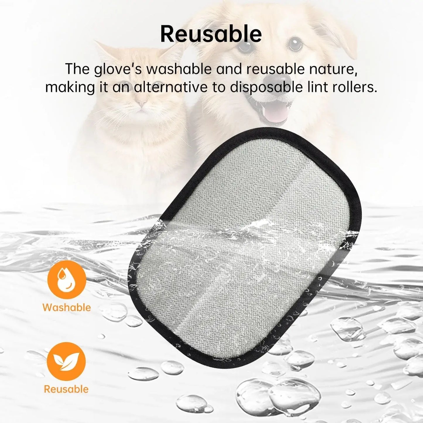 FurZap™ PRO: Electrostatic Pet Hair Remover Glove